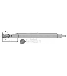 Spjut M28 820mm nr36 Redrock