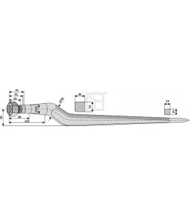 Spjut M24 820mm nr33 Redrock