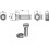 Plogbult M16x2x40 med mutter Plogbult M16x2x40 med mutter