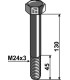 Bolt M24x3x130 - 10.9