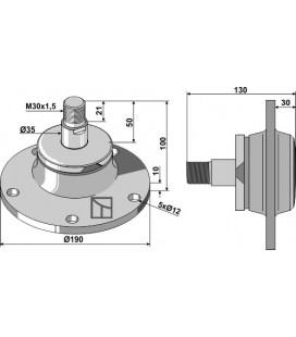 Bearing - left thread
