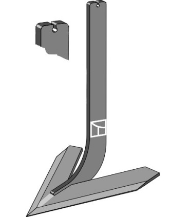 Tine with share 200mm