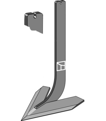 Tine with share 160mm