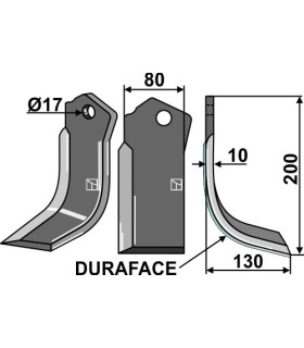 Blade DURAFACE, right model