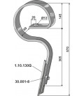 Harvpinne rak 45x10 med spets