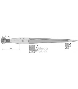 Spjut M27 840 mm nr 33 Strautmann