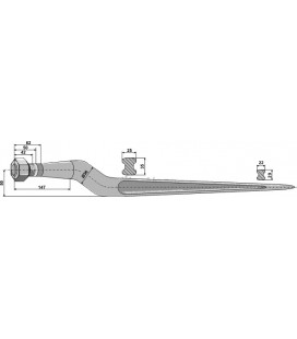 Spjut M22 875 mm Strautmann Vicon