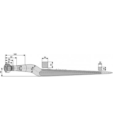 Spjut M22 600 mm Weidemann