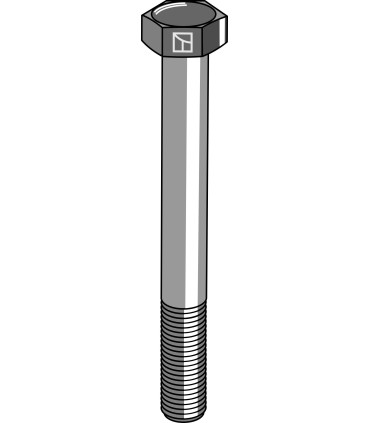Hexagon bolt M12x1,75x100 without nut