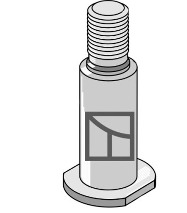 Shaft with thread M30x3,5
