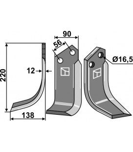 Blade, left model