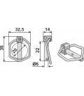 Linch pin 6.0x21