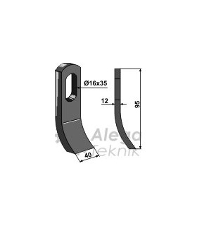 Slaga Kuhn Falc Votex Bomford Ferri Noremate 95x40mm