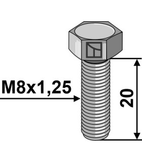 Hexagon bolt - galvanized