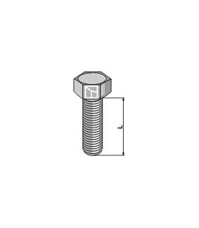 Hexagon bolt - galvanized