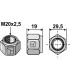 Self-locking nut M20x2,5