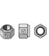 Self-locking nut M20x2,5