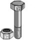 Bolt with self-locking nut - M16 x 2