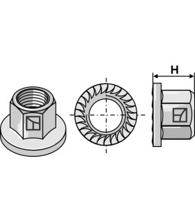Collar nut - M10x1,5