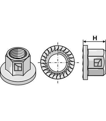 Collar nut - M10x1,5
