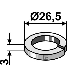 Split washer 3xØ26,5