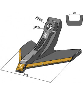 Sweep 240mm - Hard metal