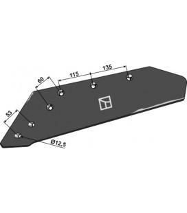 Reversible point share - 18' - left