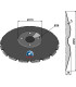 Notched disc Ø450x5