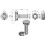 Plogbult M12x1,75x35 med mutter