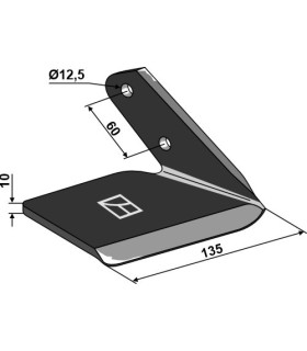 Replacement wing - right
