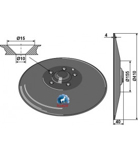 Coulter disc Ø410x4