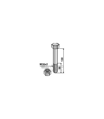 Bult M16x2-10.9 Kuhn