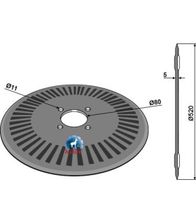 Disc for plow Ø520x5