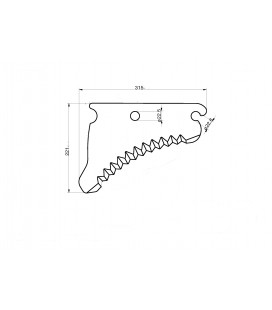 Kniv till Press John Deere