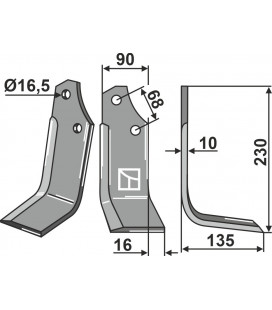 Blade, right model