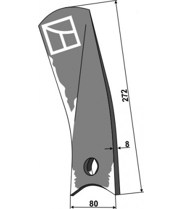 Guideboard - left