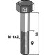 Hexagon bolt M16x2x65 without nut