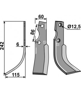 Blade, left model