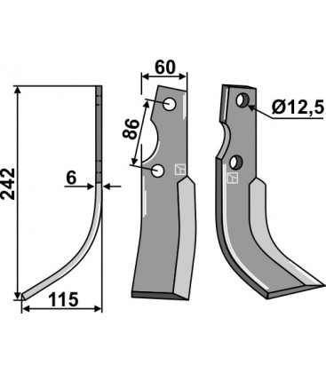 Blade, left model