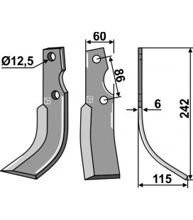 Blade, right model