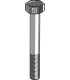 Hexagon bolt M16x2x90 without nut