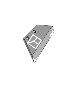 Reversible point share - 14' - left