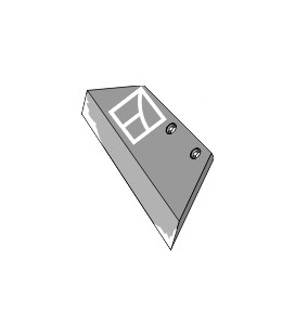 Reversible point share - 16' - right