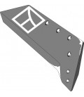 Reversible point share - 16' - right