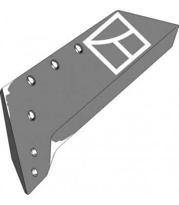 Reversible point share - 16' - left