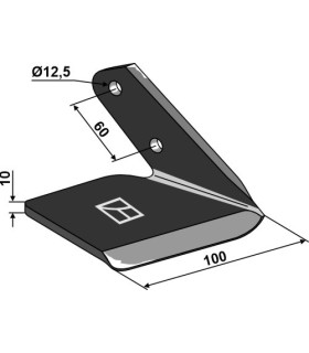 Replacement wing - right
