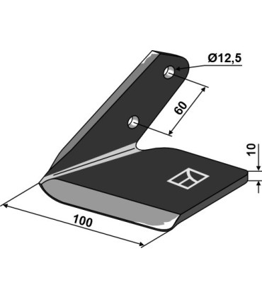 Replacement wing - left