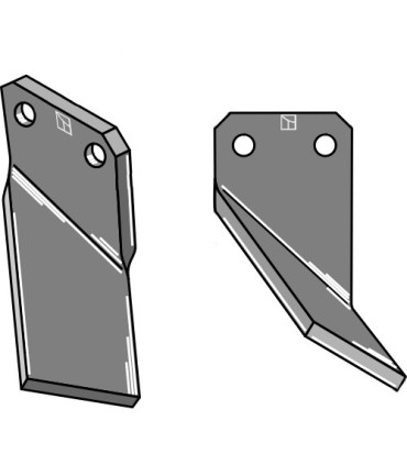 Rotary tine, right model
