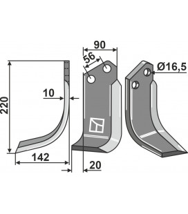 Blade, left model