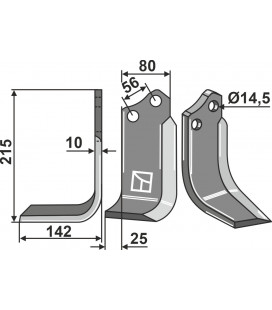 Blade, left model